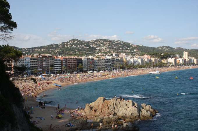 lloret del mar in costa brava spagna